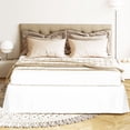 thumbnail image 1 of PiccoCasa Bed Skirt Double Brushed Microfiber with Dust Ruffle, Queen Snow White, 1 of 6