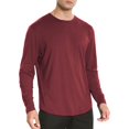 thumbnail image 1 of WEAIXIMIUNG Noël Homme Automne Hiver Décontracté Brossé Col Rond Manches Longues Chemise de Base Haut Blouse, 1 of 3