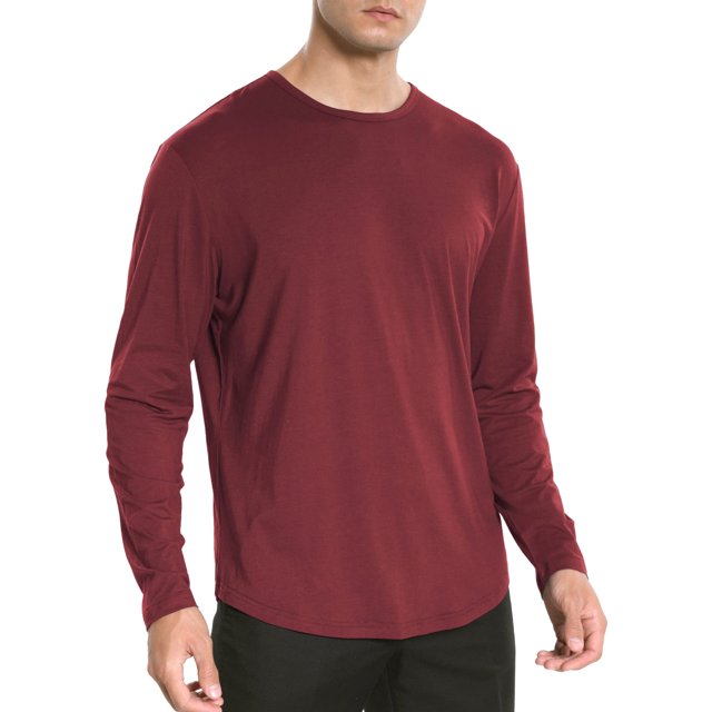 WEAIXIMIUNG Noël Homme Automne Hiver Décontracté Brossé Col Rond Manches Longues Chemise de Base Haut Blouse