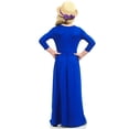 thumbnail image 4 of Robe Longue Décontractée à Fleurs pour Filles à Manches Longues avec Poches, Robes de Vacances, Robe Longue à Manches Longues pour Filles Longueur au Sol, 4 of 5