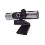 Yeacher 1080P Webcam 1080P Camera Manually Focus Built-in Microphone Built-in Speakers Plug and Play for Online Class Live Broadcast