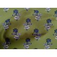 thumbnail image 4 of oneOone Cotton Poplin Fabric Leaves & Floral Block Print Fabric BTY 56 Inch Wide, 4 of 5