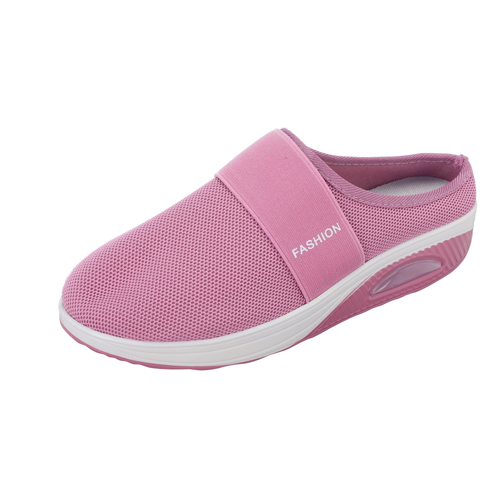 Kcodviy Wedges Slipper for Women Casual Shoes for Women Mesh Kick Shoes Ladies Slip in Shoes Women Casual Shoes Net Platform Women's Casual Work Shoes