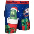 thumbnail image 4 of Rick And Morty Joyeux Pickle Rickmas Boxeur Briefs-Medium (32-34), 4 of 5