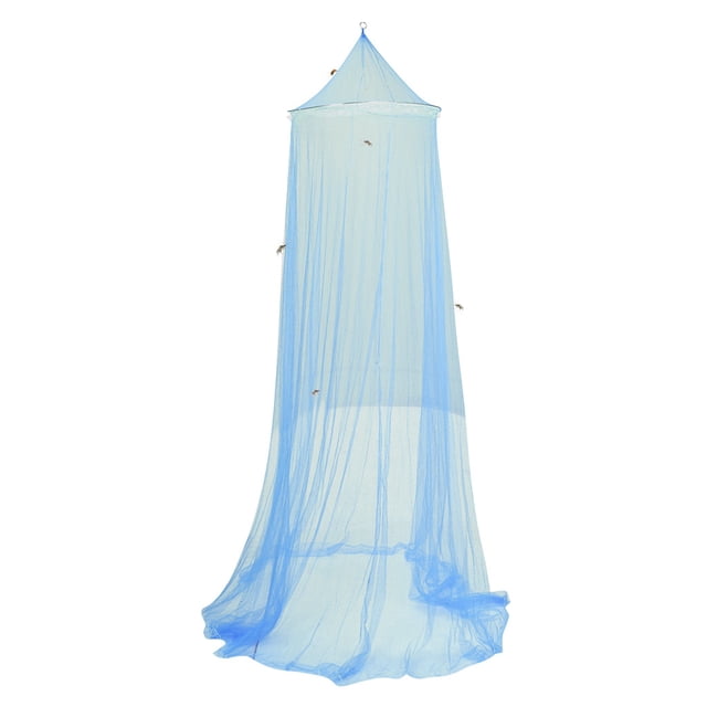 Round Lace Insect Bed Netting Curtain Dome Mosquito Net Elegant White