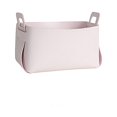 thumbnail image 1 of pitrice Storage Basket Leather Organizer Decorative Holder Box Stationery Pink S, 1 of 6