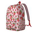 thumbnail image 2 of Sac à Dos de Voyage Motif de Baies Rouges Kawaii, Mignon Sac de Jour Décontracté à Imprimé Fraises avec Transport Confortable pour Activités de Plein Air, 2 of 4