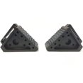 thumbnail image 1 of LOLIPPYY 1Pack Rubber Wheel Chock Parking Blocks Black for Truck Vehicle Stabilization, 1 of 8
