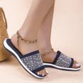 thumbnail image 1 of LSLJS Sandales Pantoufles d'Été pour Femmes avec Strass, Décontractées et Respirantes, Chaussures pour Femmes, Pantoufles pour Femmes, 1 of 7