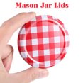 thumbnail image 3 of KAKOWELY 12 Pcs Mason Jar Lids Wide Mouth Canning Lids Canning Lids Mason Jar Drinking Lids Mason Jar Seals,2.76"X2.76"X0.47", 3 of 4