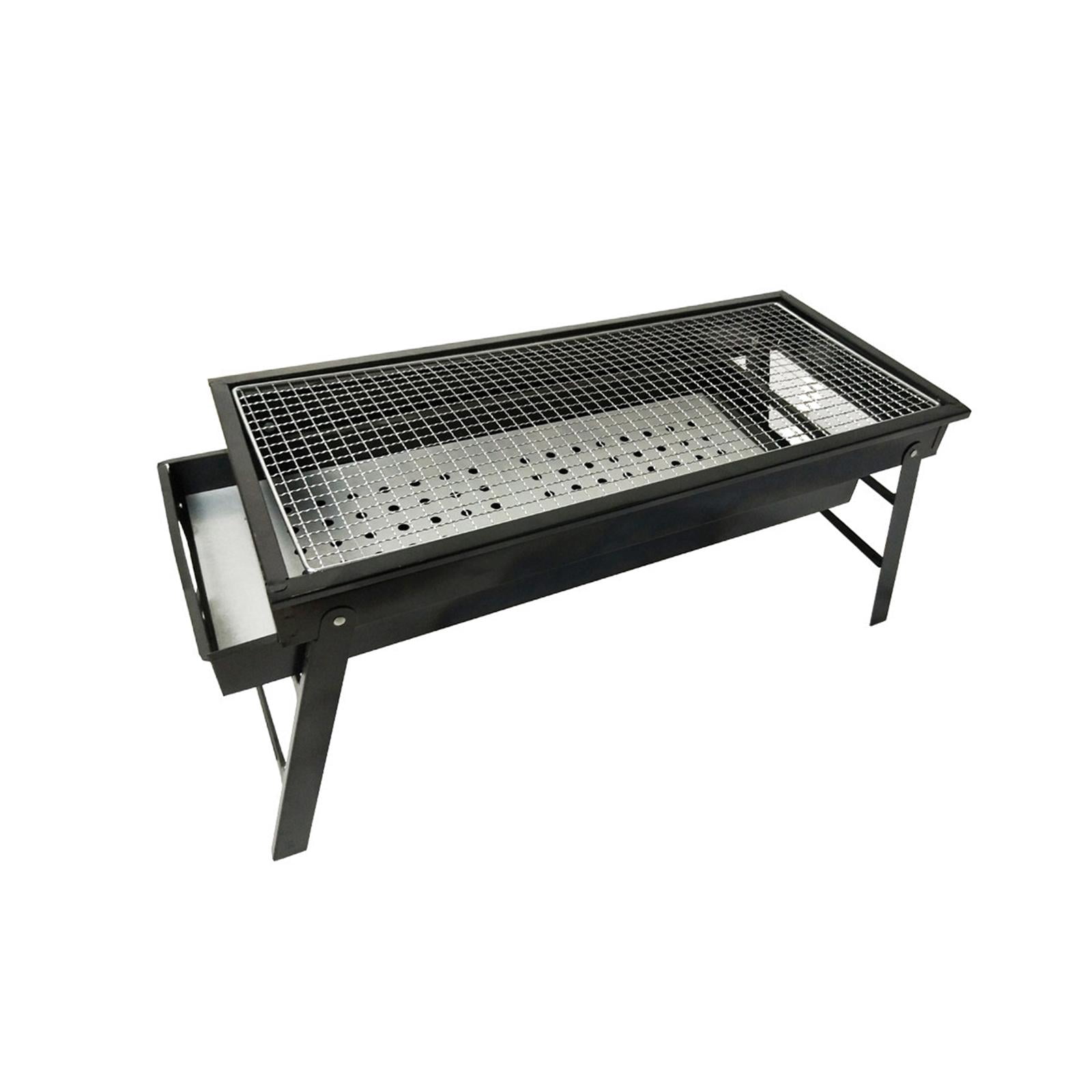 DOLITY Barbecue BBQ Fire Portable Metal Folding Tabletop Compact BBQ Smokers Grill Tool