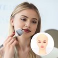 thumbnail image 4 of Visland Professional Female Mannequin Head for Makeup Practice Bald Manikin Head with Good Display Effect for Makeup Training Eyelash Extensions And Wig Display, 4 of 7