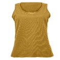 thumbnail image 4 of Débardeurs Unis pour Femmes Sans Manches Col en U T-Shirt de Base Été Décontracté, 4 of 7