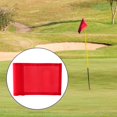 thumbnail image 3 of Almencla Drapeau de Golf Rouge avec Tube Inséré, Marqueur de Drapeau Vert pour Mise en Place, Drapeau d'Entraînement de Golf, 3 of 8