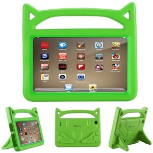 Tablette 7 2019 Housse pour enfants, Support de poignée convertible antichoc léger EVA Protection des enfants Case pour 7 Tablette d'affichage de pouce