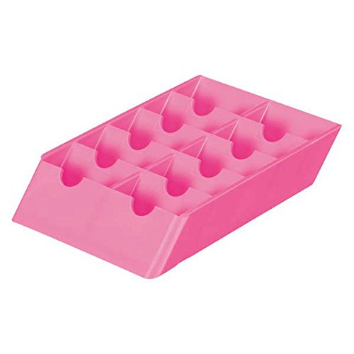 Fits Andis, Oster, Wahl, PediPaws etc Blade Racks for Groomer Barber Stylist - Store Protect Clipper & Trimmer Blades(1 Blade Rack Pink)