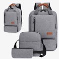 thumbnail image 1 of TopLLC Backpack Three Piece Set, Large Student Backpack, Suitable For School And Outdoor Travel, Computer Bag For Men And Women With Large Capacity, 1 of 3