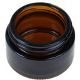 thumbnail image 2 of Amber Glass Jar Bottles Aromatherapy Cream Ointment Cosmetic Candles Spice, 2 of 6
