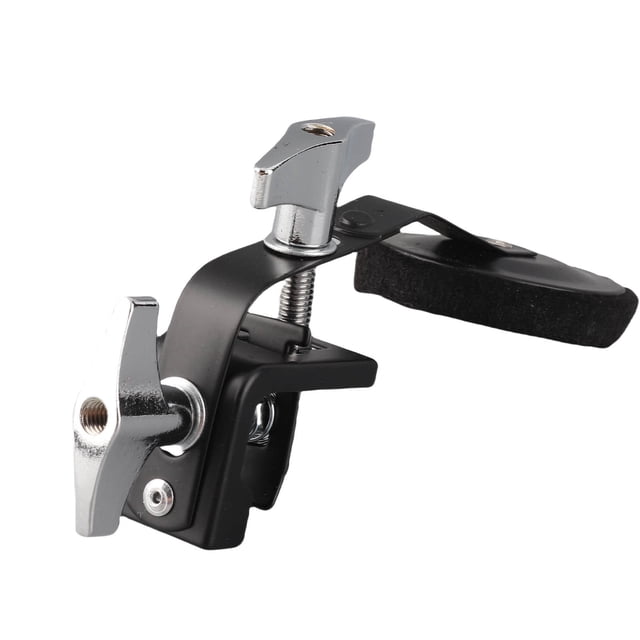 Clamp On Drum Muffler, Felt Drum Silencer Easy To Install Adjustable High Efficiency for Eliminating Overtones