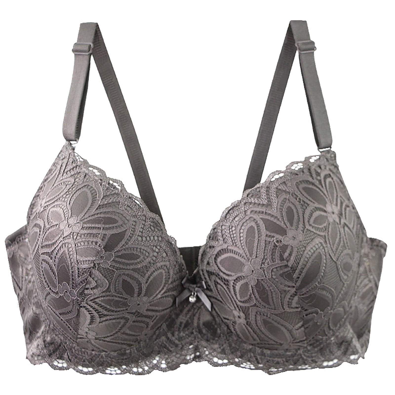 Lenpel Women's Plus Size Push up Bras Comfort Underwire Supportive Full Coverage Lace Bralettes Lifting Everyday Bras