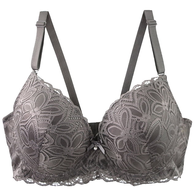 Lenpel Women's Plus Size Push up Bras Comfort Underwire Supportive Full Coverage Lace Bralettes Lifting Everyday Bras