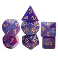 thumbnail image 1 of 7 Pieces Acrylic Polyhedral Party Game Play Entertainment Toys for Role Playing Game , Star, 1 of 8