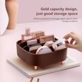 thumbnail image 5 of RKSTN storage box Makeup Organizer, Compact Desktop Skincares Display Case, 4 Spaces Eyeshadow Pallet Cosmetics Storage For Bathroom Countertop And Bedroom Vanity Dresser, 5 of 5