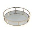 thumbnail image 4 of DOLITY Mirrored Dressing Table Decorative Tray Elegant Makeup Tray Vanity Tray for Home 38cm, 4 of 9