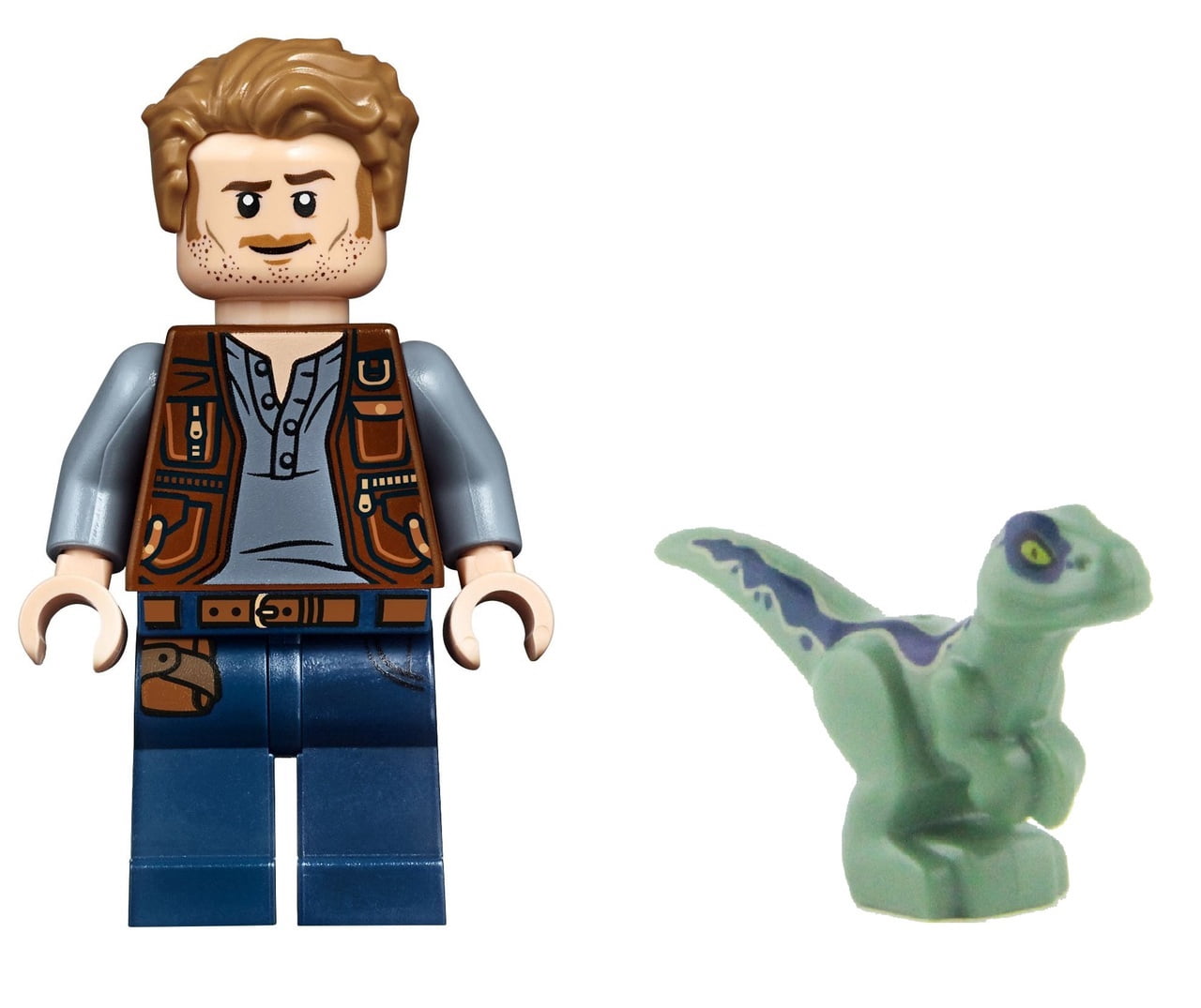 LEGO Jurassic World Fallen Kingdom: Owen Grady and Blue from Set 10757