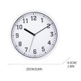 thumbnail image 4 of Japceit Mute Wall Clock Creative Fashion Living Room Three-dimensional Digital Scale Clock Plastic Clock 10 Inch 25CM, 4 of 9