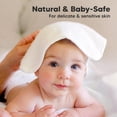 thumbnail image 2 of Ultra - Soft Organic Rayon Baby Washcloths - Gentle on Sensitive Skin, 2 of 4
