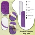 thumbnail image 2 of CUITING 3 Pcs Replacement Microfiber Pad for Universal Commercial 16.5 Inch Mop Head Flat Mop Head Wet & Dry Commercial Cleaning Refills Reusable Mop Refills Fit for Most Microfiber Flat, 2 of 7