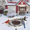 thumbnail image 4 of BKER 70 W Bird Bath Heater Water Heater For Bird Bath Thermostatically Control And Auto Shut Off With 3.3ft Cord Heated Bird Bath Deicer Suitable For Birdbaths, 4 of 7