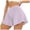 Light Purple, variant on Yammkia Womens Outdoor Shorts Women's Athletic Running Shorts with Pockets Quick Dry Lightweight Workout Gym Shorts(Black,M)