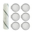 thumbnail image 1 of 7pcs Filtre à Brosse à Rouleau pour Xiaomi Mijia Scwxcq01rr Roborock H6, 1 of 5