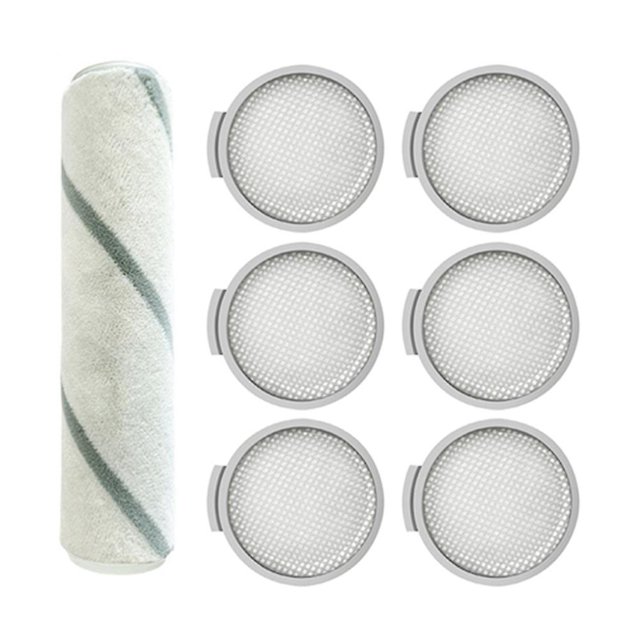 7pcs Filtre à Brosse à Rouleau pour Xiaomi Mijia Scwxcq01rr Roborock H6
