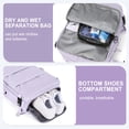 thumbnail image 4 of Large Travel Backpack Women School Bag  Carry On Backpack Hiking Backpack Waterproof Outdoor Sports Rucksack Casual Daypack School Bag Fit 15.6 Inch Laptop with USB Charging Port Bag Trav, 4 of 7