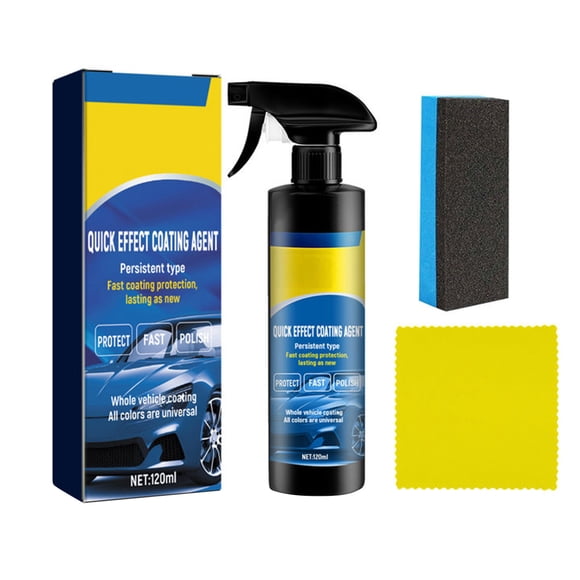 Agent1 Car Coating Spray with Quick Effect Coating Agent for Automotive and Waterless Wash Designed for Easy Application and Durable Shine
