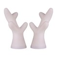 thumbnail image 4 of mmirethe 2pcs Easy To Install Antlers Sticker To Decorate Christmas Car Cute Waterproof white large 5Set, 4 of 6