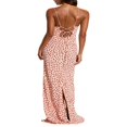 thumbnail image 4 of Floral Summer Long Cocktail Dress for Women with Sleeveless and Backless Design, 4 of 7