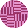 thumbnail image 1 of Ahgly Company Tapis Rond Lavable en Machine Intérieur Transitionnel Violet Violet, 8 Pieds Rond, 1 of 7