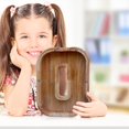 thumbnail image 4 of Wooden English Letter Savings Can with Transparent Glass Front for Coin Storage, 4 of 6