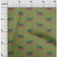 thumbnail image 1 of oneOone Cotton Poplin Fabric Branch & Bird Block Printed Fabric 1 Yard 56 Inch Wide, 1 of 4