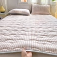 thumbnail image 1 of weibbin Thin Mattress Pad - 78.7x59in Washable Quilted Topper with Non-Slip, Pink, 1 of 6