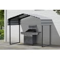 thumbnail image 1 of Arrow Metal Canopy 10 x 6 x 7 ft.  Charcoal, 1 of 9