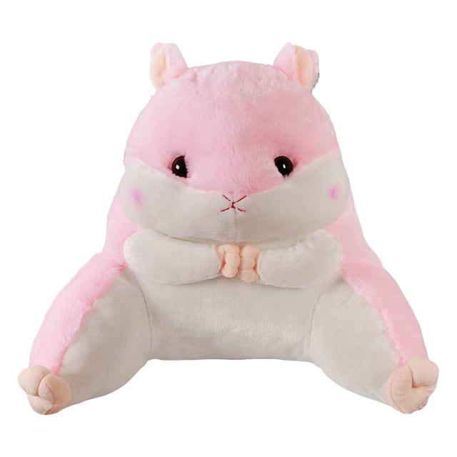 Cushion Reading Pillow With Arms for Kids Teens and Adults - Soft Backrest Support for Bed Sitting Up Cartoon Chair Design Lumbar Rest Pillow 177x1575 Inches