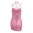 thumbnail image 3 of Gspmoly Robes d'Été pour Femmes, Robe à Paillettes Dégradées de Printemps et d'Été pour Femmes avec Bretelles, Jupe Courte et Jupe, Robes de Soirée pour Femmes en Liquidation, 3 of 4