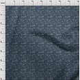 thumbnail image 4 of oneOone Velvet Blue Fabric Text Fabric For Sewing Printed Craft Fabric By The Yard 58 Inch Wide, 4 of 5