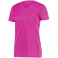 thumbnail image 1 of Augusta Sportswear Womens Wicking Tee Shirt, L, Power Pink, 1 of 3
