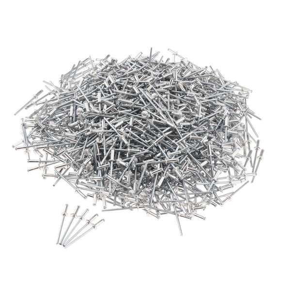 1000 Pack Aluminum Rivets / 3.0mm * 5/6/7/8/9/10/11/12mm 8 size for choose 3.0x8mm